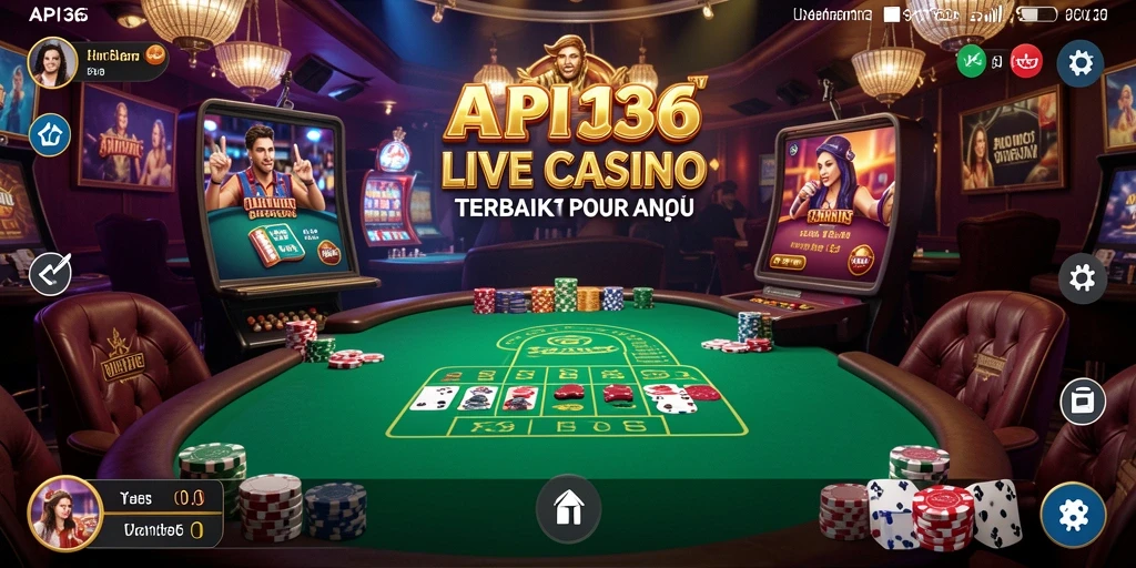 Tampilan gameplay Live Casino yang menarik dan mendebarkan.