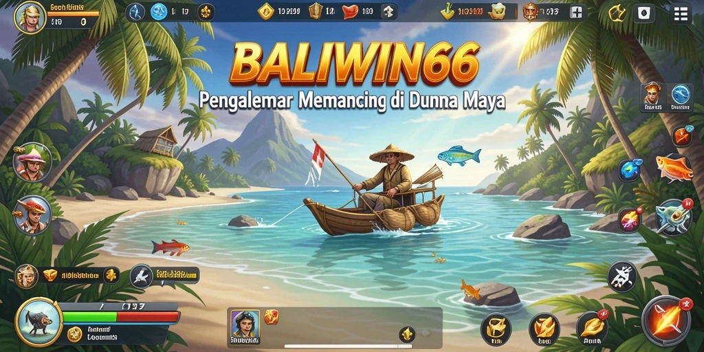 Screenshot gameplay BALIWIN66 yang menampilkan momen seru memancing.
