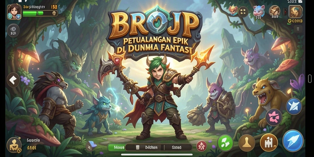 Tampilan gameplay BROJP yang menegangkan dan mendebarkan.