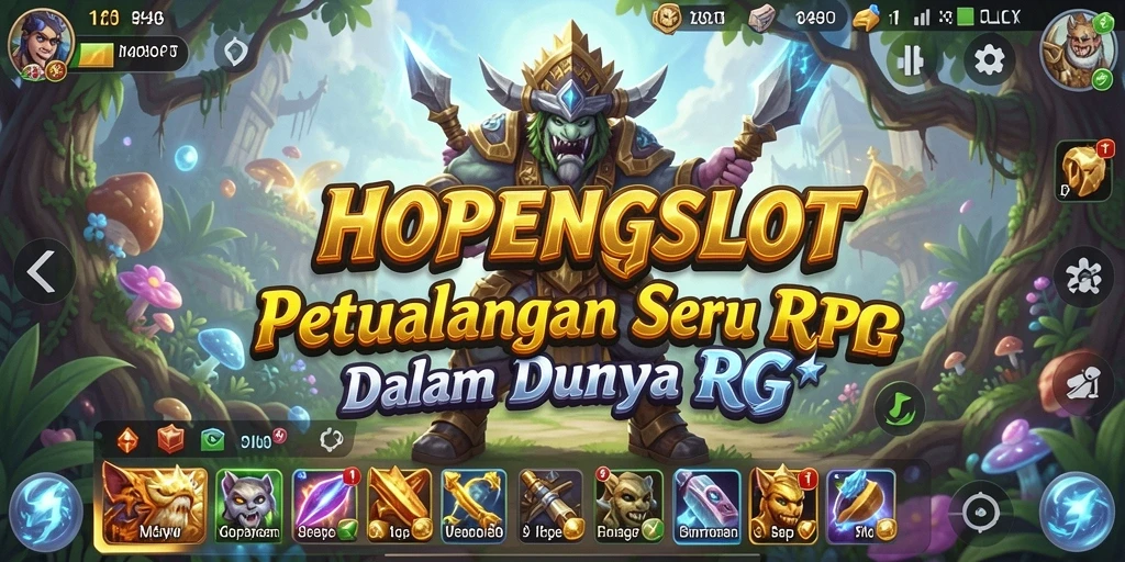Tampilan grafik menakjubkan dalam HOPENGSLOT saat bertarung.