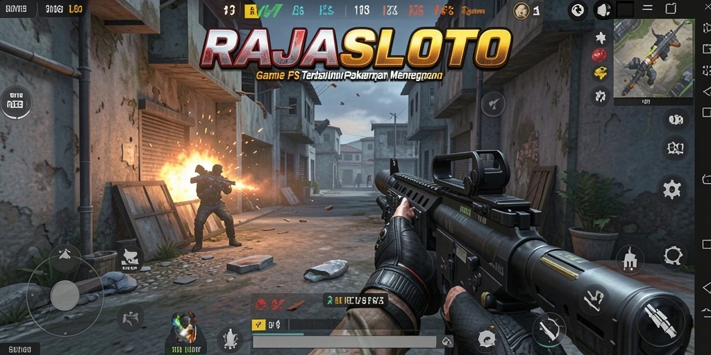 Gameplay mendebarkan di RAJASLOTO dengan aksi tembak-menembak.