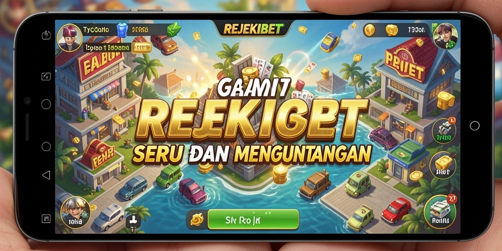 Tampilan gameplay menarik dari REJEKIBET yang menghadirkan pengalaman Tycoon.