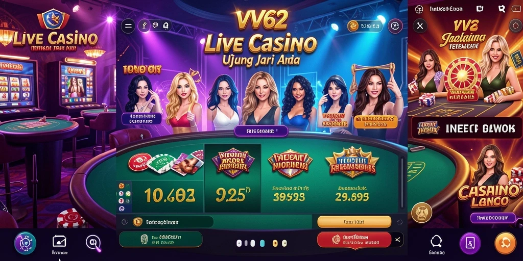 Tangkapan layar permainan Live Casino yang menarik dan interaktif.